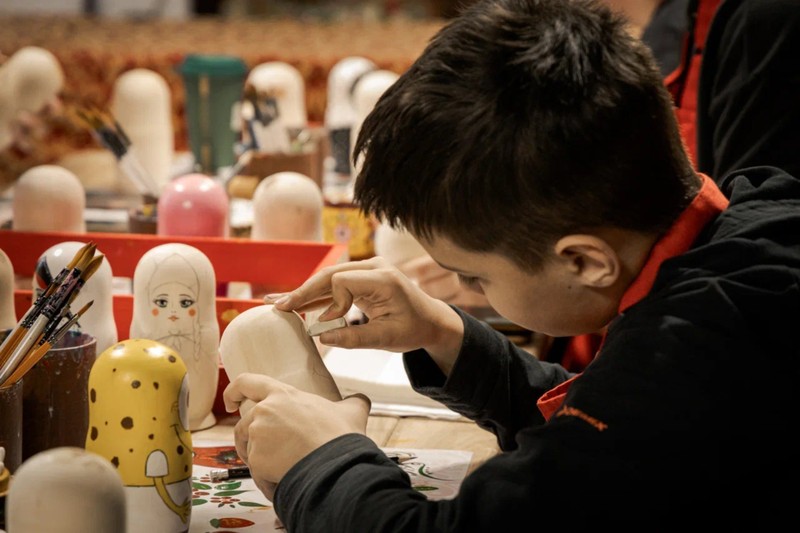 Мастер-класс в Петербурге «Роспись матрёшки»