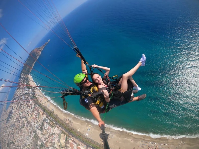 Полёт мечты на параплане над Аланьей