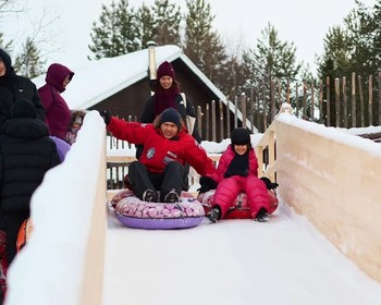 Саамская деревня, Кировск, подъём по канатной дороге, музей камня