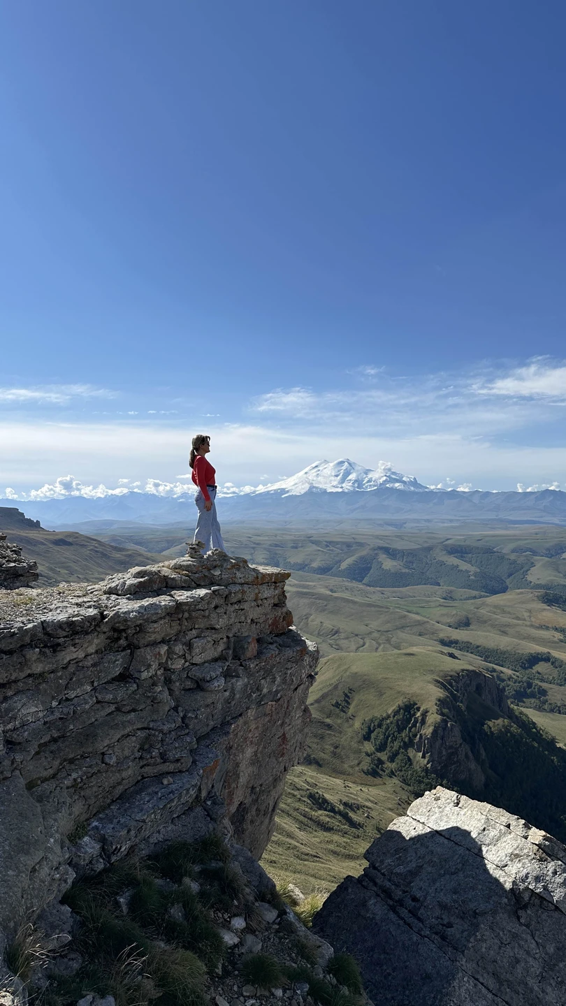 На плато Бермамыт в мини-группе (Наталья)