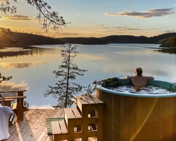 Лосевские пороги, крепость Корела, заброшенная кирха, парк «Долина водопадов», отдых в глэмпинге