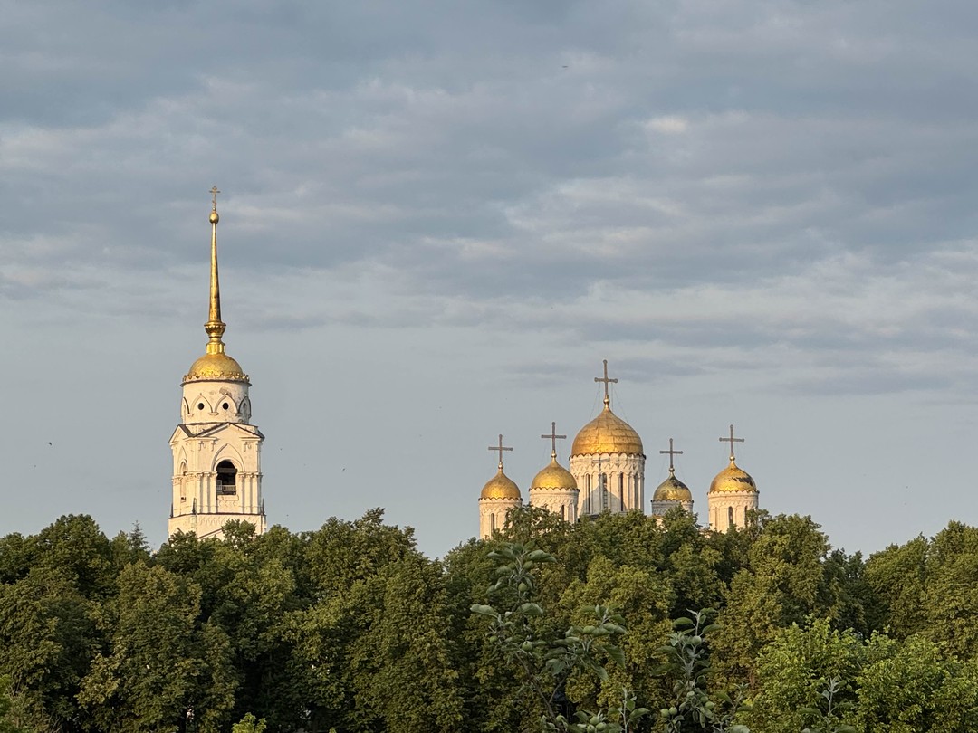 Прекрасная получилась прогулка по Владимиру. Спасибо Елене. Много глубоких исторических знаний. С нами были родители 70+