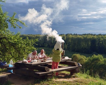 15 км по реке, живописные берега, пикник и вечер под звёздным небом
