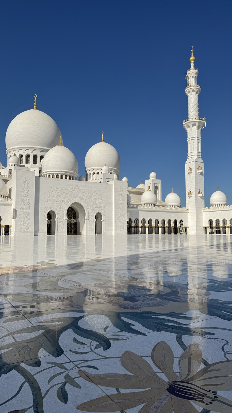 В круизе осматривали Абу-Даби с Фаридом. Уровень гида вне всяких похвал. Фарид интересно рассказал нам о