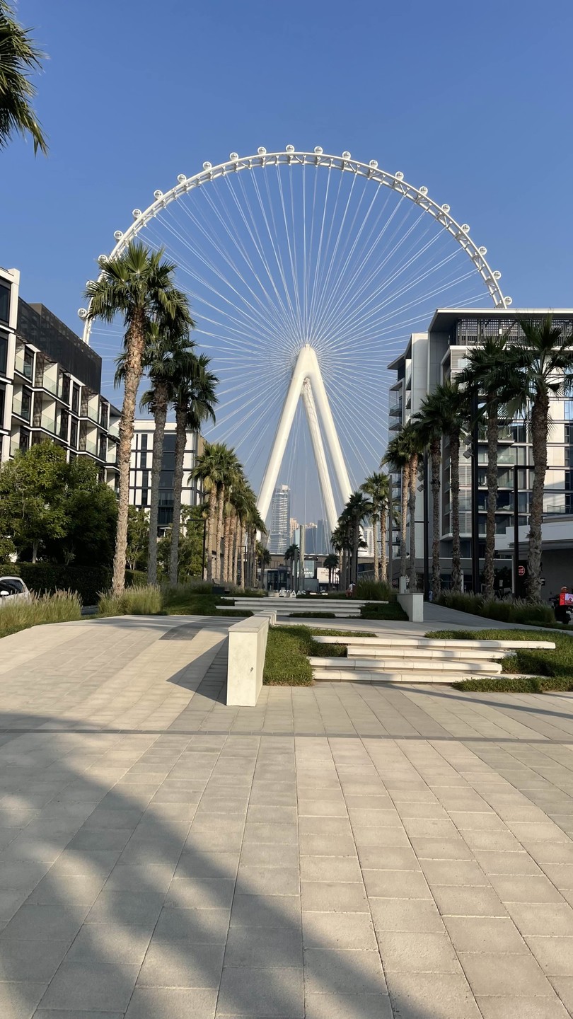 На жёлтом кабриолете по Дубаю (Ирина)