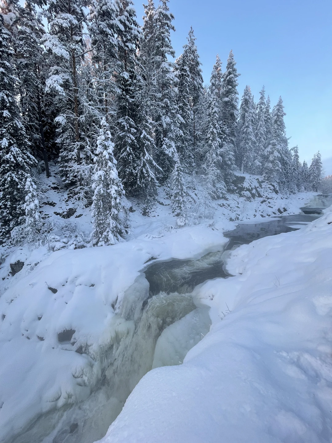 Красивая, зимняя, Карелия