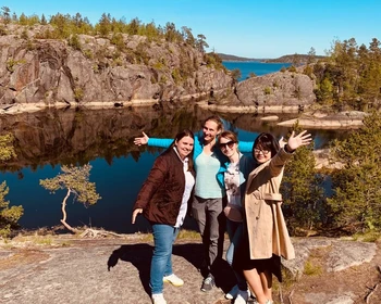 Валаам на гольф-карах, Ладожские шхеры на катере