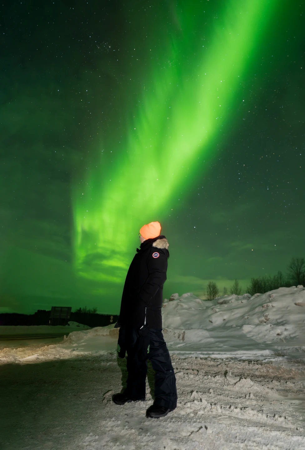 Попали мы на Северное сияние с Анной и водителем Михаилом! Огромная благодарность им за четкую и