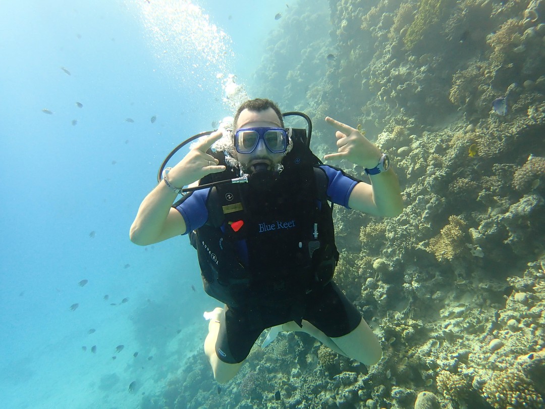 Индивидуальный дайвинг у берега Красного моря (Андрей)