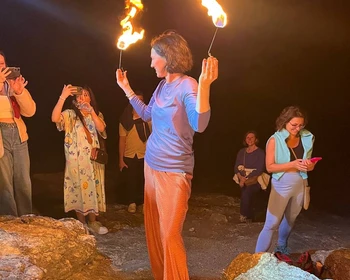 Практика, поход к гроту, купание и пикник, подъём на Янарташ