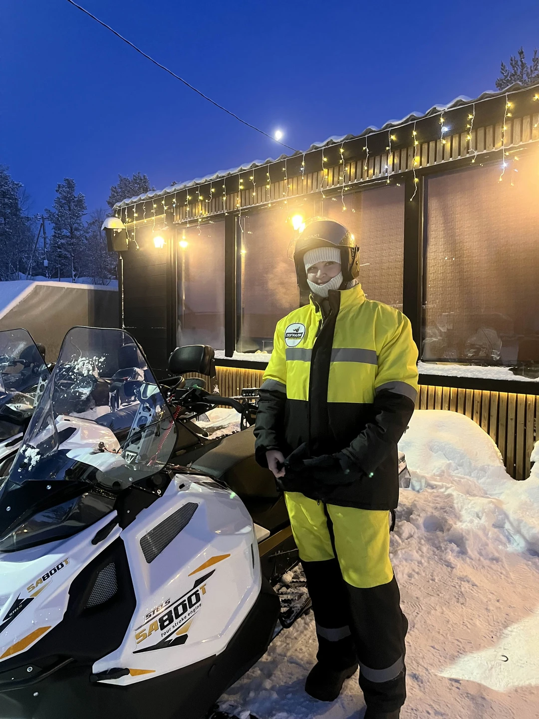 Приключение на снегоходах в черте Мурманска (в мини-группе) (Оксана)