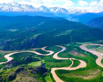 Чуя и ледник Актру, конная прогулка, банный релакс
