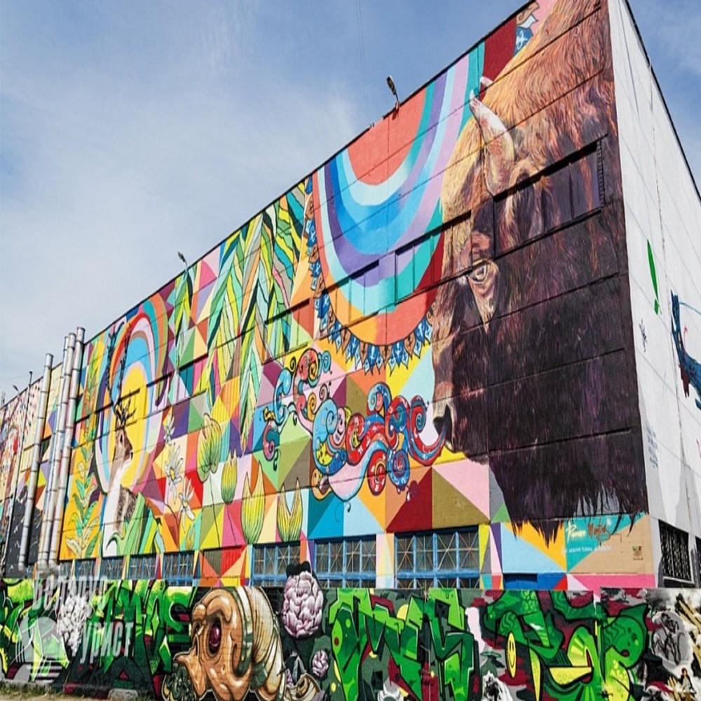 Минская Vulica Brasil: искусство на фабричных стенах (6/6)