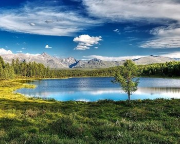 Озеро Киделю, Пазырыкские курганы, водопад Куркуре