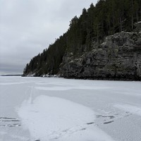 Фото отзыва 1: экскурсия "Зимние ладожские шхеры — на аэролодке"