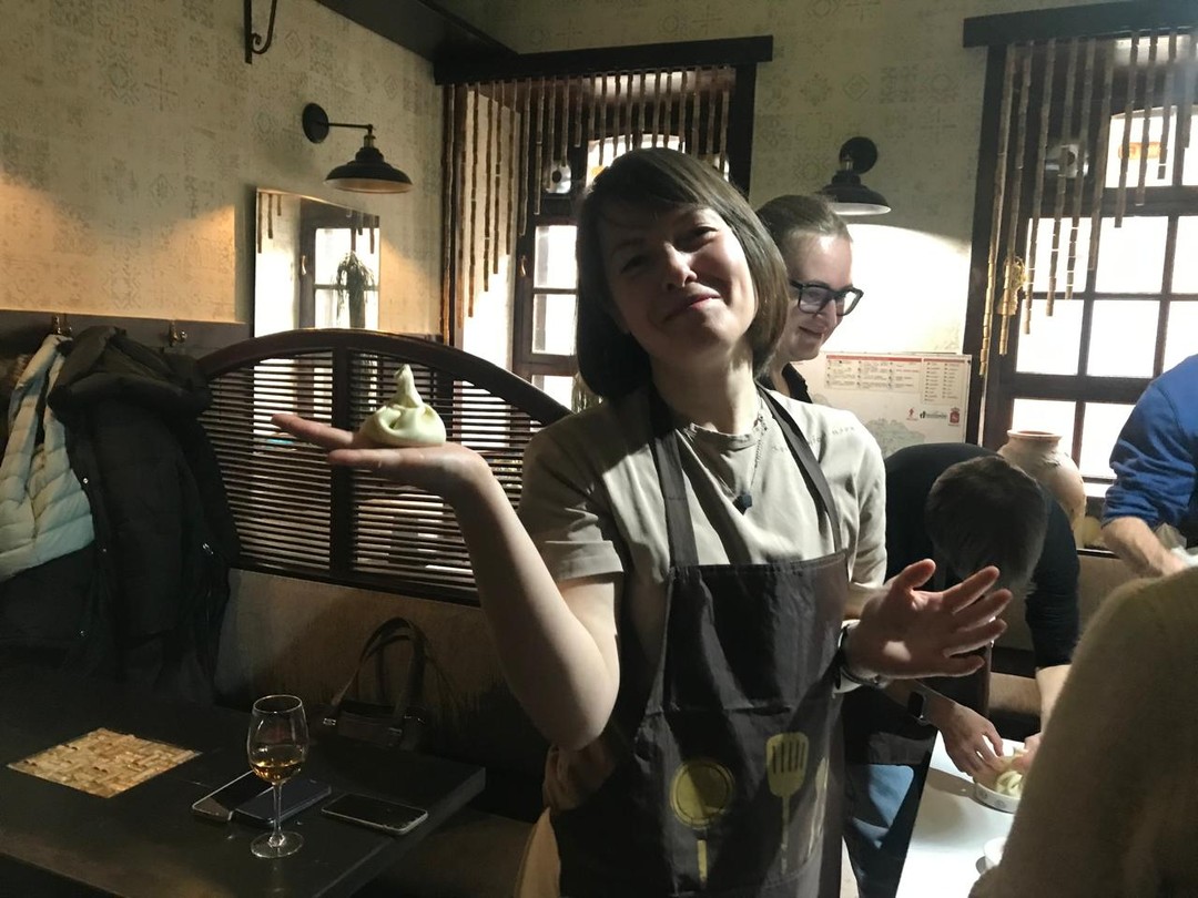 Участвовали в кулинарном мастер-классе по приготовлению хинкали и хачапури. Остались в полнейшем восторге! Александр и Нина