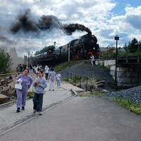 Фото отзыва 1: экскурсия "Карелия из Санкт-Петербурга: водопады, Рускеала и тот самый ретропоезд"
