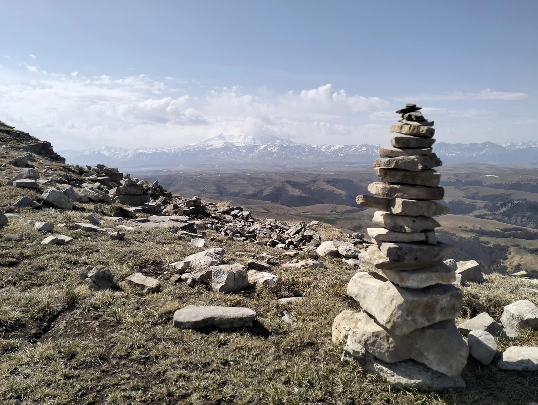 На плато Бермамыт в мини-группе (Елена)