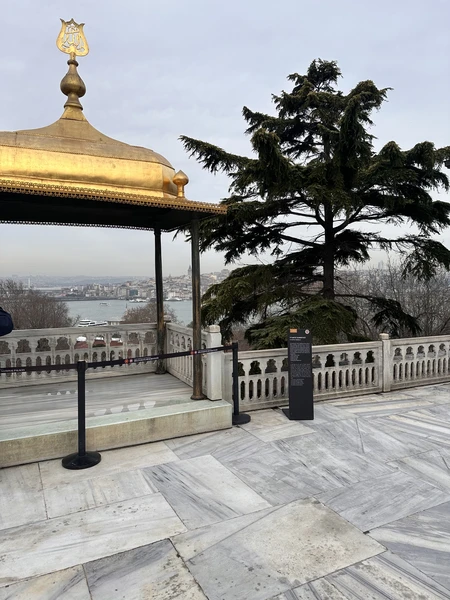 нашим гидом в Топкапе был Рушан. пожительными моментами для нас было то, что гид является выходцем