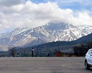 Виды Тянь-Шаня и Чарвакское водохранилище