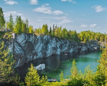 Деревушка Киндасово и горный парк Рускеала