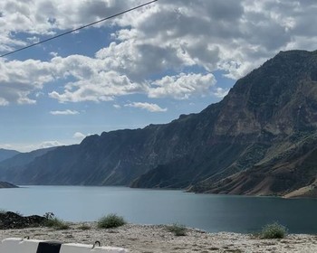 Бархан Сарыкум и Сулакский каньон и Чиркейское водохранилище