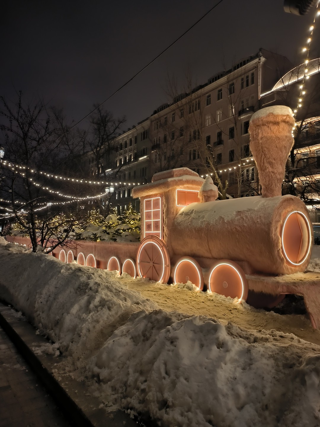 По новогодней Москве - на автомобиле (Никитина)