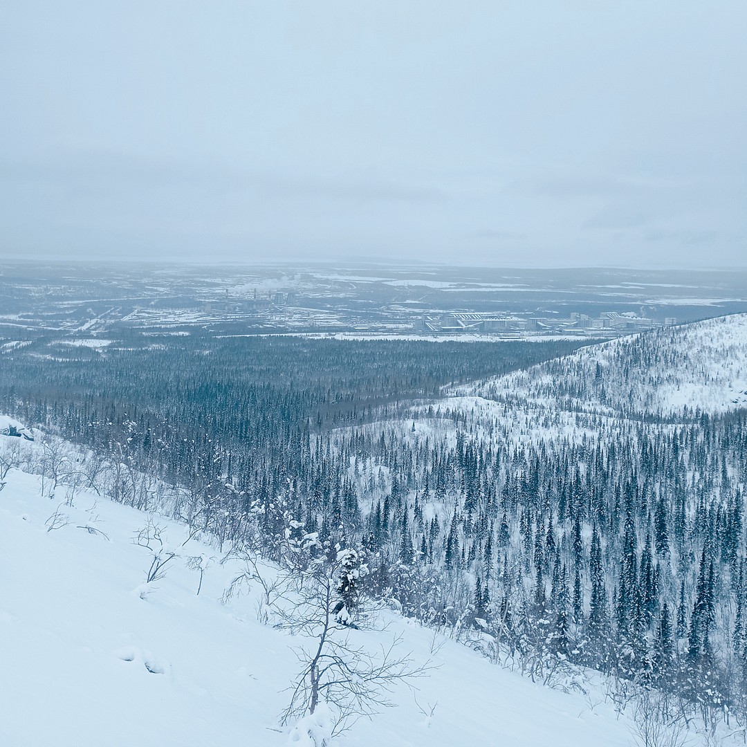 Зимние Хибины - на снегоступах (Татьяна)