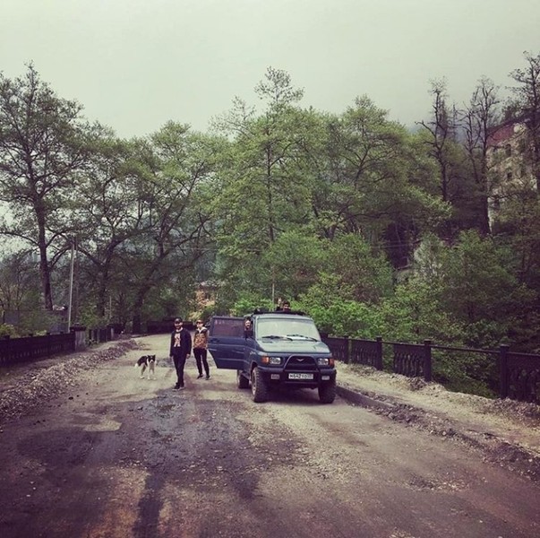 Город-призрак и природа Абхазии