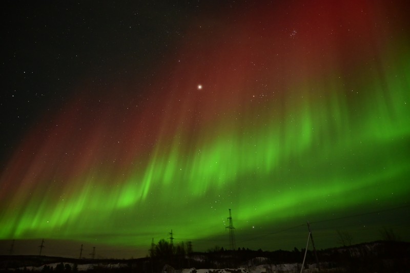 Виды Охота на северное сияние — из Мурманска