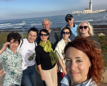 Встреча и переезд в Рабат, ужин-знакомство