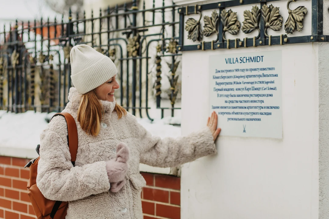 Я была первый раз в Калиниграде и хотелось, несмотря на холодную погоду, послушать про этот старинный