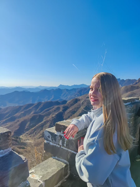 Красота да и только! Рекомендую этого организатора экскурсии на Великую Китайскую стену. У нас была Вера