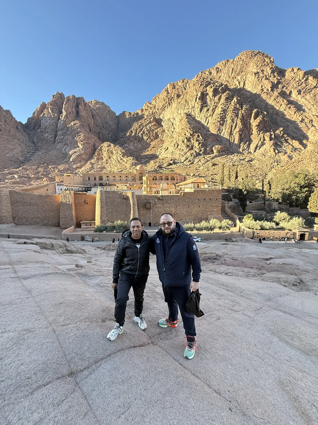 Мы были в монастыре Св, Екатерины, Синай на литургии