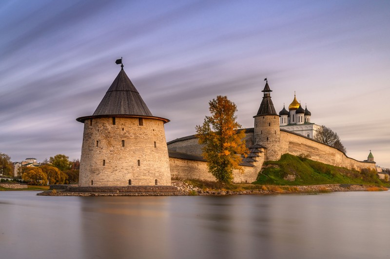 Псковский кремль и ближнее Запсковье