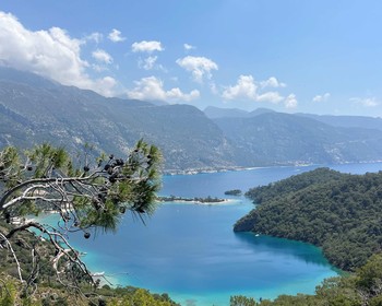 Олюдениз с высоты, город-призрак Каякёй