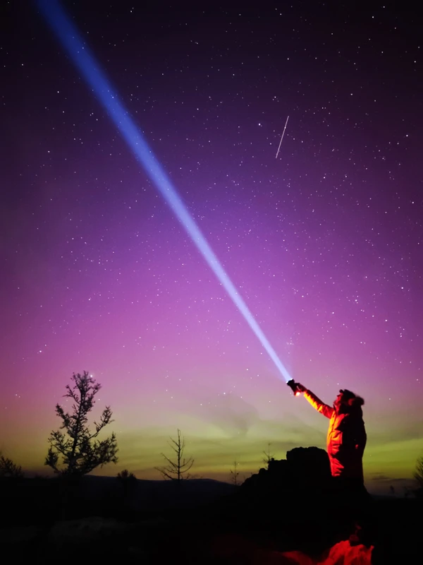 Звёздное небо над Иркутском