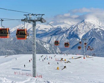 Конная прогулка и переезд в Домбай