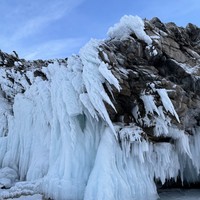 Фото отзыва 1: экскурсия "Зимний Ольхон: чистый лёд, пузырьки и гроты"