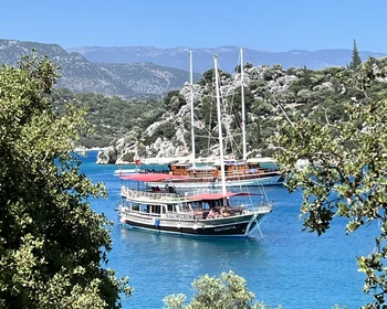 Морская прогулка, крепость Симена и затонувший город Кекова, переезд в Каш