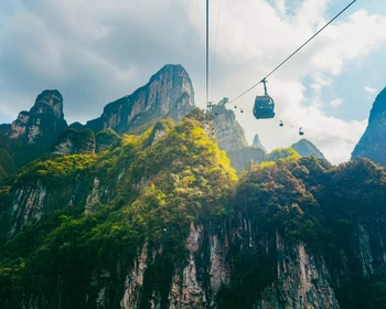 Гора Тяньцзи, скалы из «Аватара», лифт Байлун