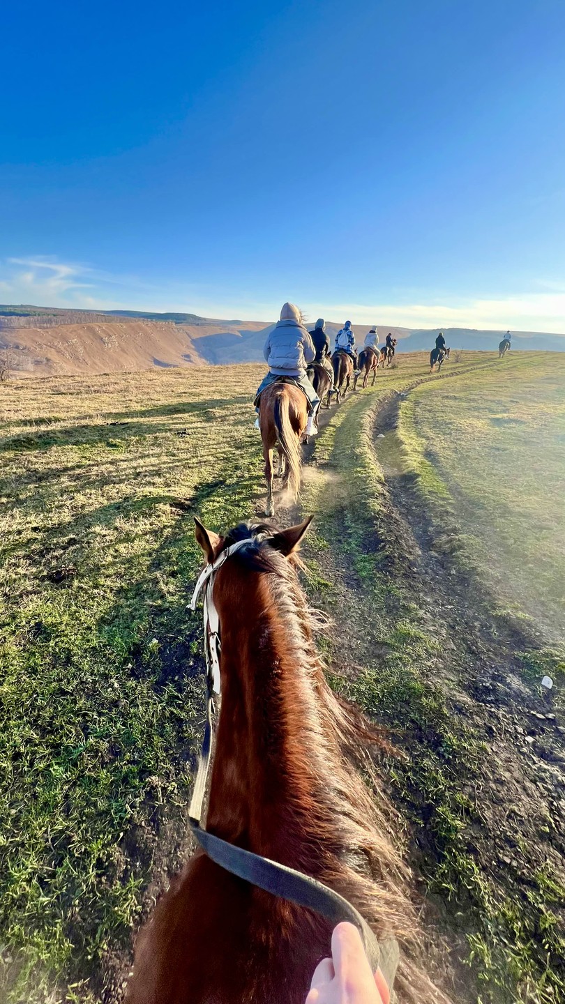 Это было очень очень круто! Я впервые каталась на лошади и ощущения просто невероятные