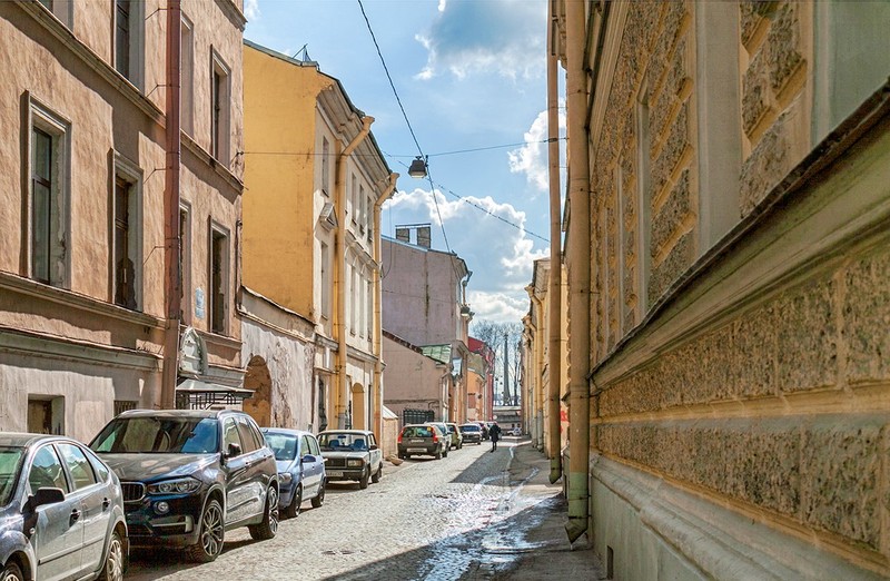 По Васильевскому с островитянином!