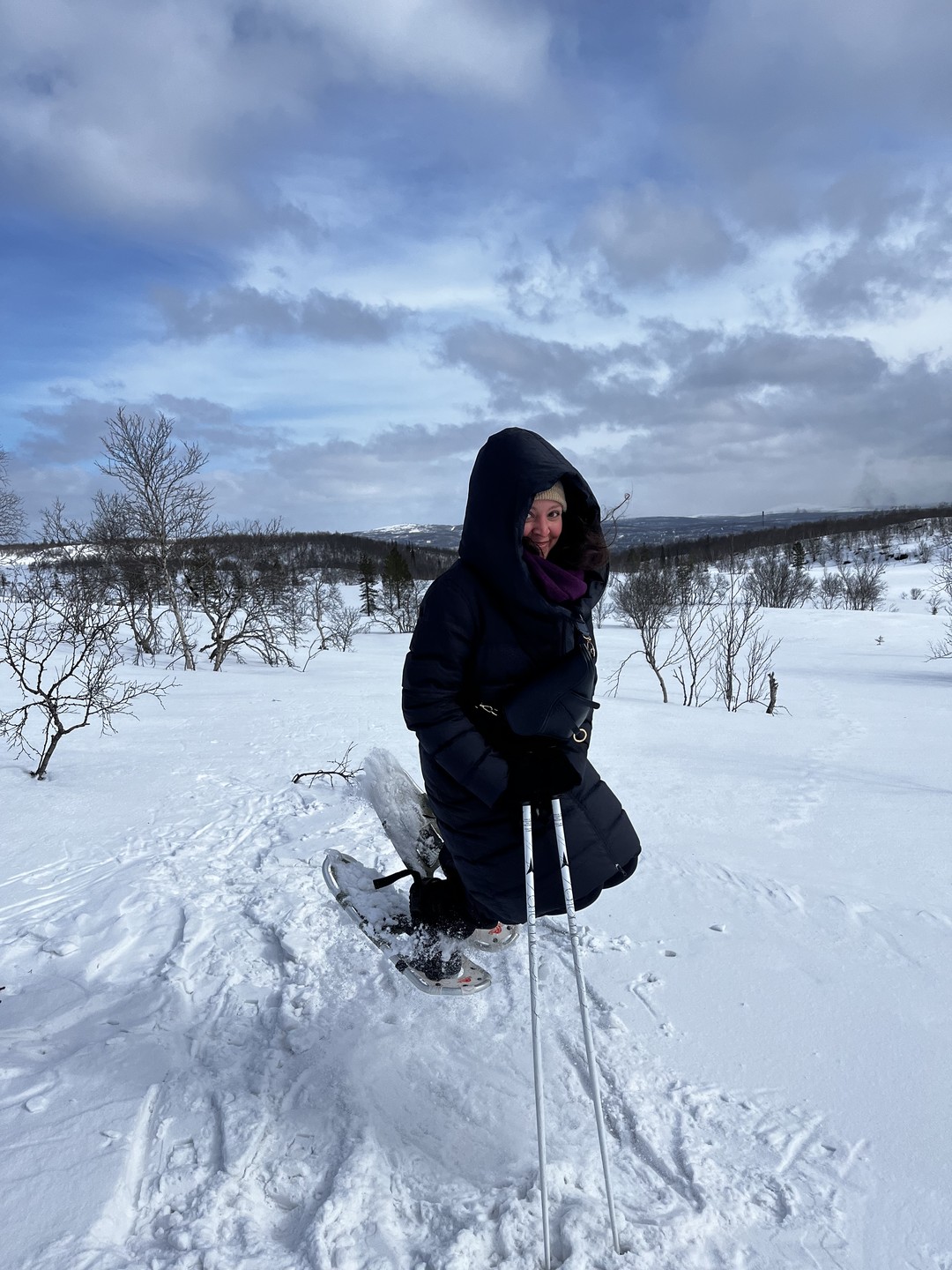 Из Мурманска - по следам снежного человека на снегоступах (Сабрина)