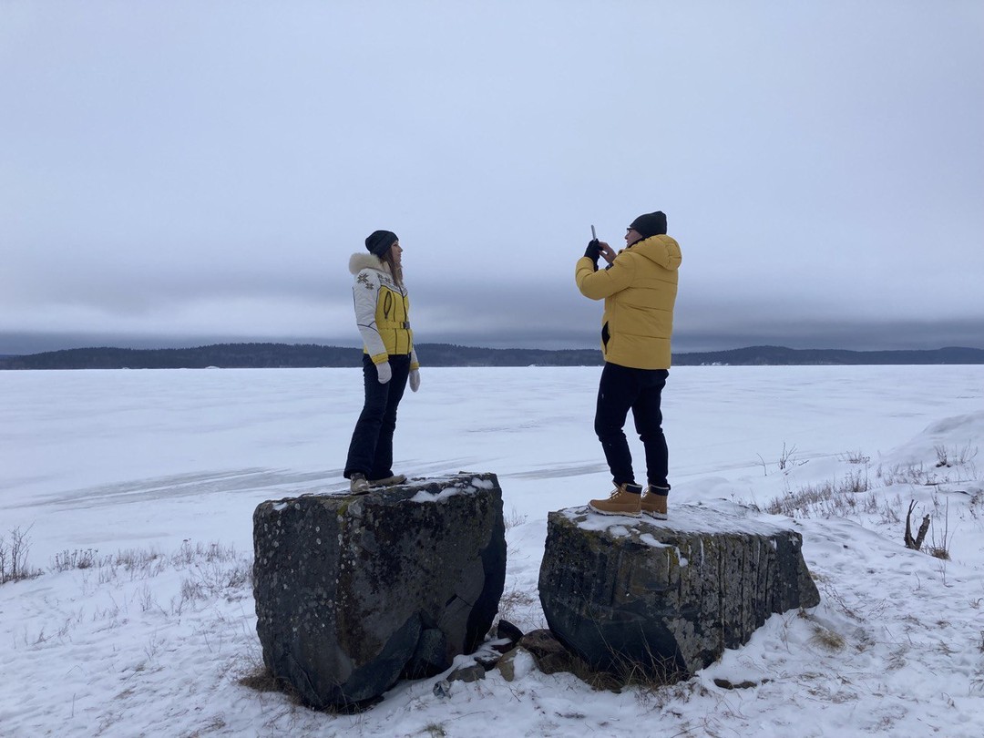 Остались очень довольны поездкой по Ладожскому озеру на аэролодке! Она даже превзошла наши ожидания. Посетили много