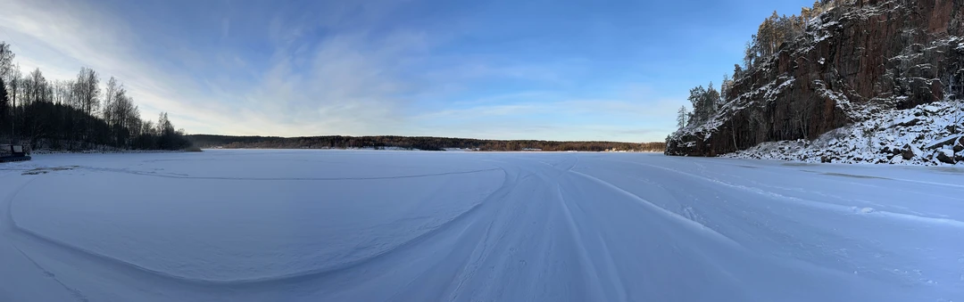 По ладожским шхерам круглый год - на аэролодке (Olga)