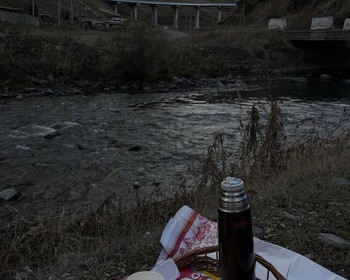Алагирское и Цейское ущелья, Сказский ледник, аул Нар