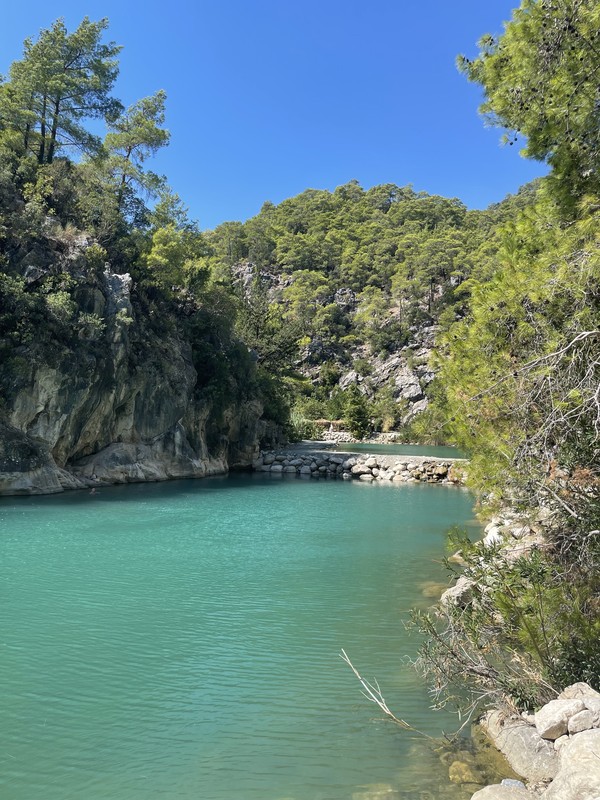 Зелёный каньон - нефритовое чудо Турции (из Антальи)