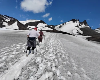 На снегоходах к Корякскому и Авачинскому вулканам