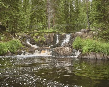 Экопарк "Долина водопадов", водопады Ахвенкоски, "Рускеала"
